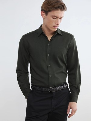 Lc Waikiki Yeni Sezon Slim Fit Uzun Kollu Erkek Dokulu Gömlek