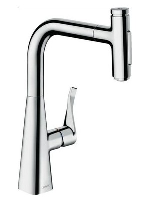 Hansgrohe Metris Select M71 Eviye Bataryası Spiralli 73817000  - Sbox Dahil
