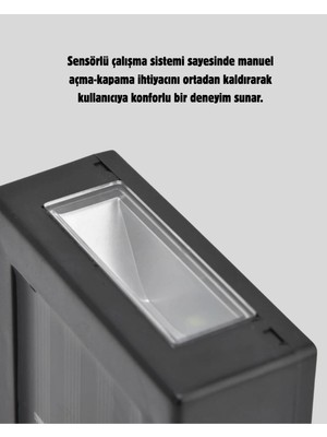 Bezos Güneş Enerjili 6 LED Solar Lamba – Fotoselli, Su Geçirmez ve Çevre Dostu Bahçe Işığı