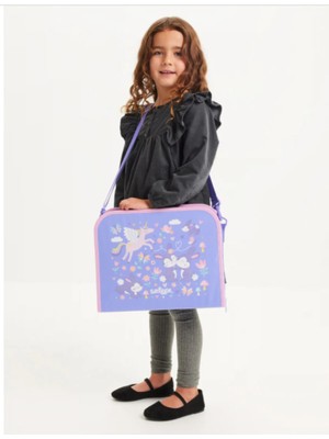 Smiggle Adventure On-The-Go Colouring Studio Lila