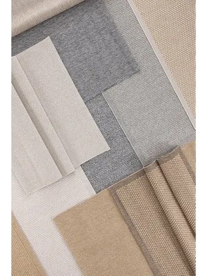 Vivense Koza Origine Bej Oturma Odası Halısı B3672C, 155X300