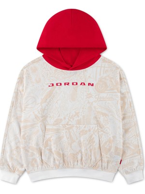 Nike Nıke Jordan Jdb Mj Brk Lsr Po Hoodıe Erkek Çocuk Sweatshirt