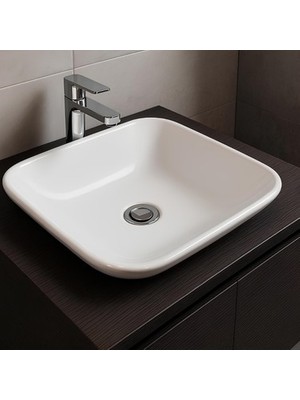 Esranın Dünyası Deliksiz Taşma Özellikli 43 cm Lavabo Batarya