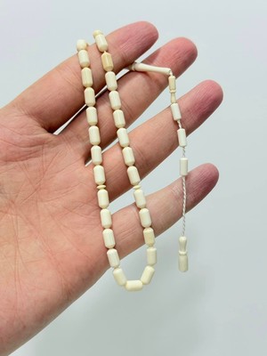 Hasyılmaz Kesme Fildişi Tesbih 8,40 Gram - Koleksiyonluk Fil Dişi Tespih (F052)