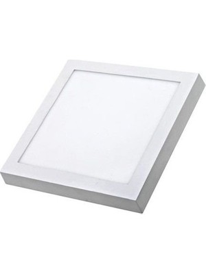 Esranın Dünyası Sıva Üstü 18W Beyaz Kare LED Panel Armatür ile Aydınlatma