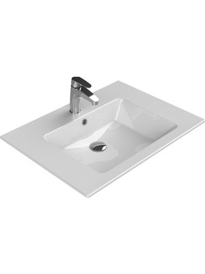 Esranın Dünyası 71 cm Etajerli Turkuaz Seramik ile Modern Tasarım