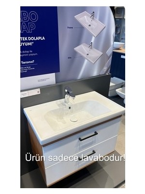 Esranın Dünyası Etajerli 80X45 cm Seramik, Modern Tasarım ve Fonksiyonel