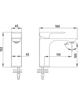 Esranın Dünyası Gold Mat Lavabo, Şık ve Modern Tasarım