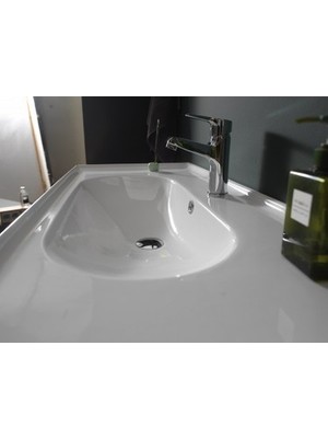 Esranın Dünyası 60X45 Turkuaz Etajerli Lavabo ile Şıklık