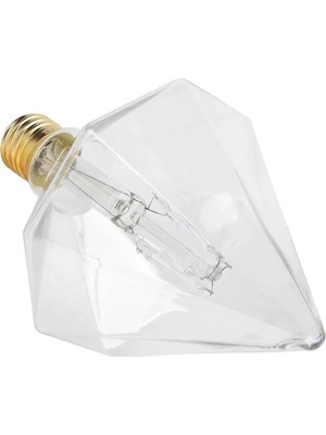 Mucize LED Filament Ampul, Retro Tarzlı Salon Avizeleri, Şeffaf Cam E27 Ampul, Mavi Işık