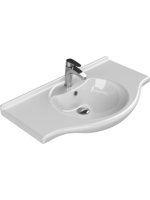 Esranın Dünyası Nil Etajerli Lavabo, 85X50 cm Modern ve Şık