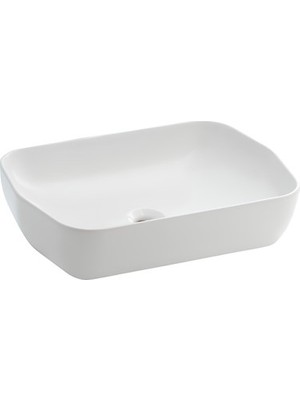 Esranın Dünyası Parlak Beyaz Lavabo 55 Cm, Modern ve Kaliteli Malzeme
