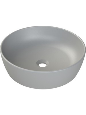 Esranın Dünyası Mat Gri Renk Seçeneği ile 46 cm Lavabo