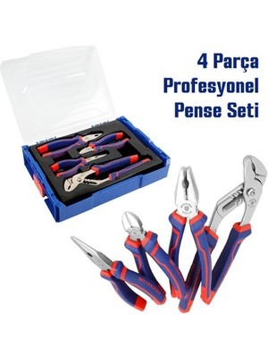 Esranın Dünyası 4 Parça Profesyonel Pense Seti