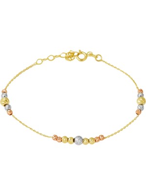 Ily Jewelry Renkli Dorika Üç Toplu Bileklik