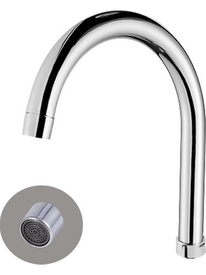 Eco Lounge Mix Delta Su Tasarruflu Paslanmaz Lavabo Batarya Borusu