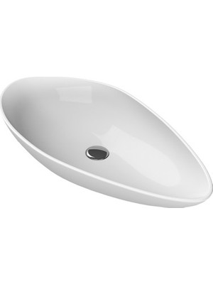 Esranın Dünyası Tezgah Üstü Seramik Lavabo 74X38 cm Şık ve Fonksiyonel