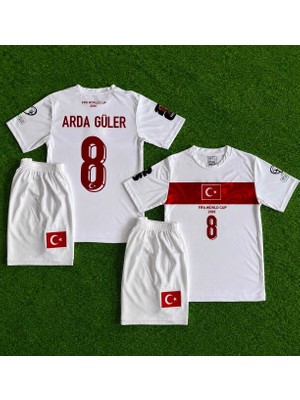 Breathless Türkiye 2026 Dünya Kupası Arda Güler Iç Saha Çocuk Forması (White)