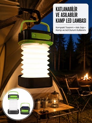 Die Grup Kamp Lambası Katlanabilir Lamba Solar Şarjlı LED Lamba El Fenerli Yeni Nesil