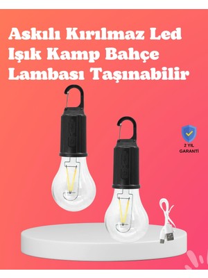 Die Grup C Tipi Şarjlı Asılabilir Kamp Feneri