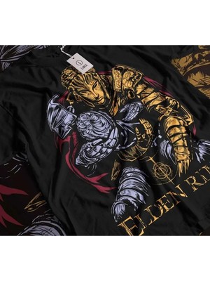 L'eivor Elden Ring Baskılı Pamuk T-Shirt