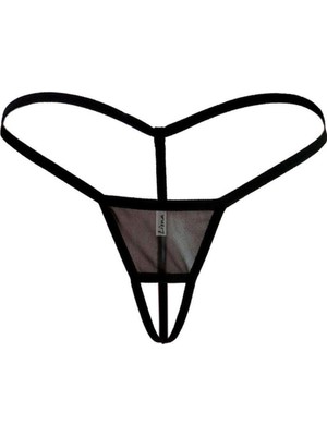 Aesco Fantazi Iç Giyim Kadın Mini Siyah Fantezi G String