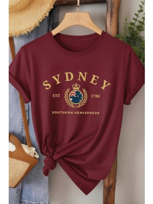 L'eivor Sydney Baskılı Pamuk Kadın Tişört