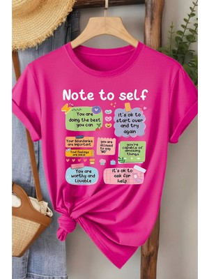 L'eivor Note To Self Baskılı Kadın T-Shirt