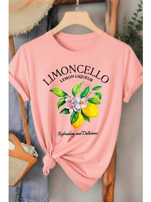 L'eivor Limoncello Baskılı Kadın T-Shirt