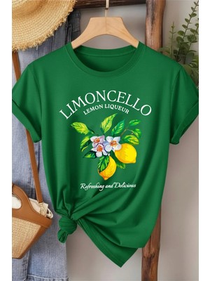 L'eivor Limoncello Baskılı Kadın T-Shirt