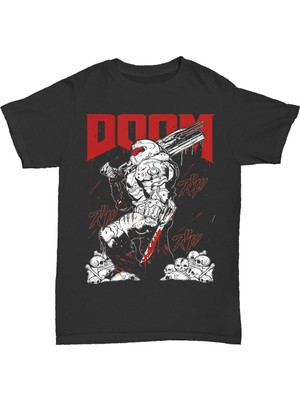 L'eivor Og Doom Baskılı Pamuk T-Shirt