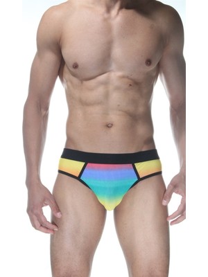 Aesco Gökkuşağı Jockstrap Fantezi Iç Giyim