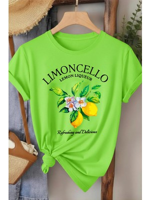 L'eivor Limoncello Baskılı Kadın T-Shirt