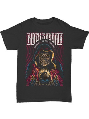 L'eivor Black Sabbath Baskılı Erkek Pamuk T-Shirt