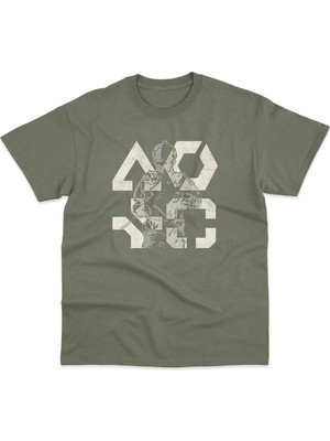 L'eivor Battlefield Class Soldier Army Baskılı Erkek Pamuk T-Shirt