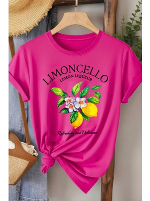 L'eivor Limoncello Baskılı Kadın T-Shirt