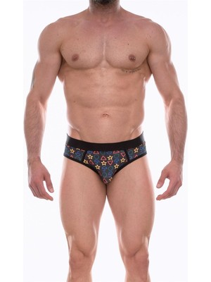 Aesco Erkek  Desenli Jockstrap Çamaşır