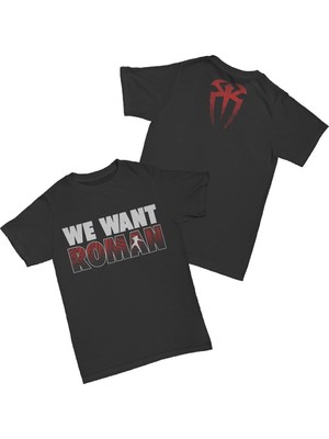 L'eivor Roman Reigns Levels Above Baskılı Pamuk T-Shirt