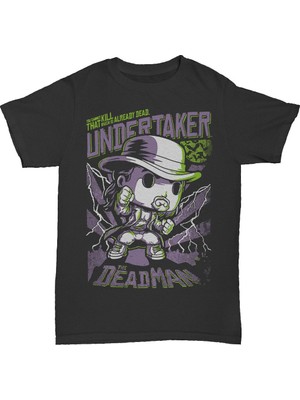 L'eivor The Undertaker Baskılı Pamuk T-Shirt