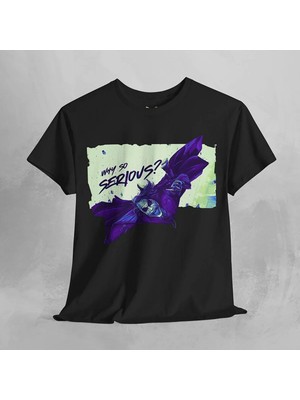 L'eivor Joker - Why So Serıous? Baskılı Pamuk T-Shirt