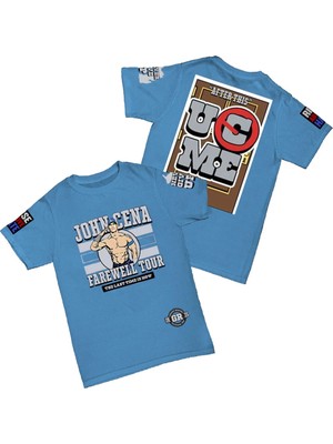 L'eivor John Cena Uc Me Never Give Up Baskılı Pamuk T-Shirt