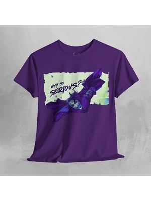 L'eivor Joker - Why So Serıous? Baskılı Pamuk T-Shirt