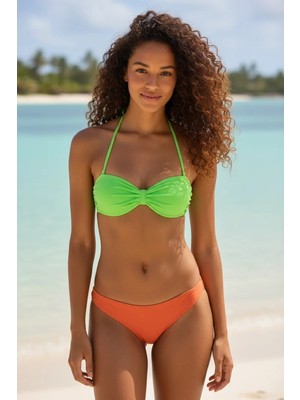Aesco Black Spade Kadın Bikini Üst 8247