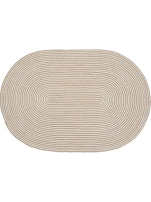 Vivense Milda Jüt Hasır Örgü Bohem Çift Taraflı Hav Vermez Kilim, 74, 100X300