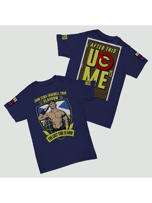 L'eivor John Cena Uc Me Never Give Up Baskılı Pamuk T-Shirt