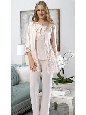 Aesco Pudra Penye Pijama Takımı - 1417