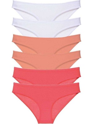 Aesco 6 Adet Süper Eko Set Likralı Kadın Slip Külot 551