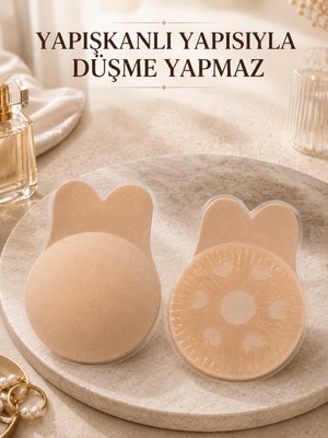 Zenviaa Kendinden Yapışkanlı Silikon Destek Pedi Günlük ve Özel Gün Kullanımına Uygun Zenvi