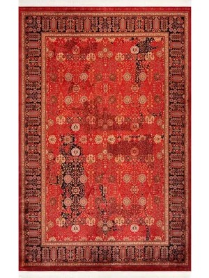 Vivense Koza Gördes Bordo Salon Halısı A5722A, 100X300