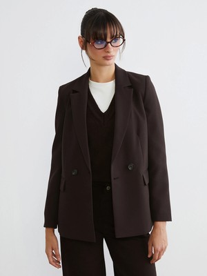 Lc Waikiki Yeni Sezon Krep Kadın Blazer Ceket